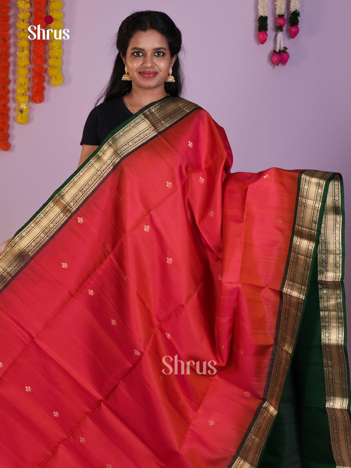 DLS16188 - Soft Silk (HR) Saree - Shop on Shrus.com