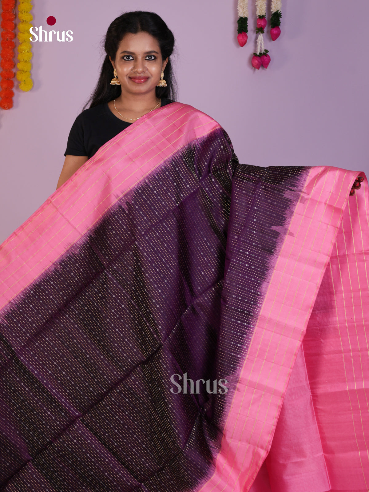 DLS16213 - Soft Silk (HR) Saree - Shop on Shrus.com