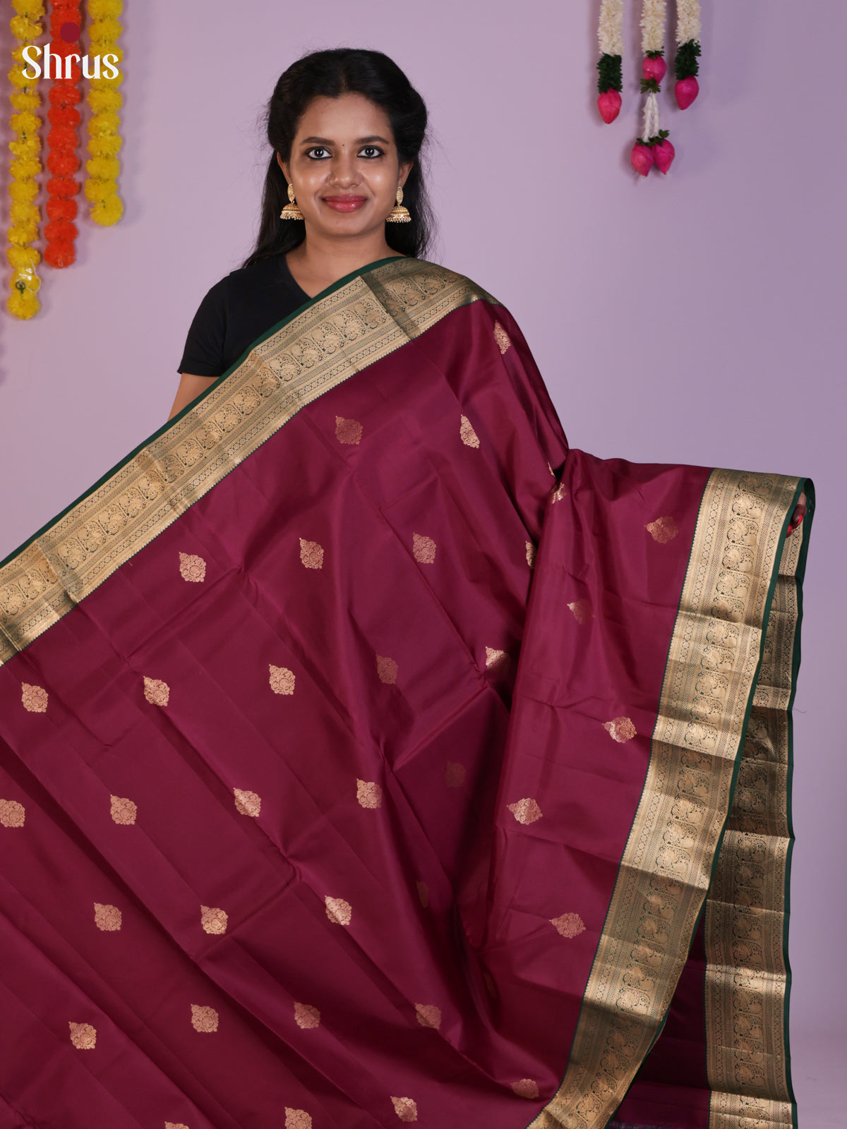 DLS16255 - Kanchipuram Korvai Butta Saree