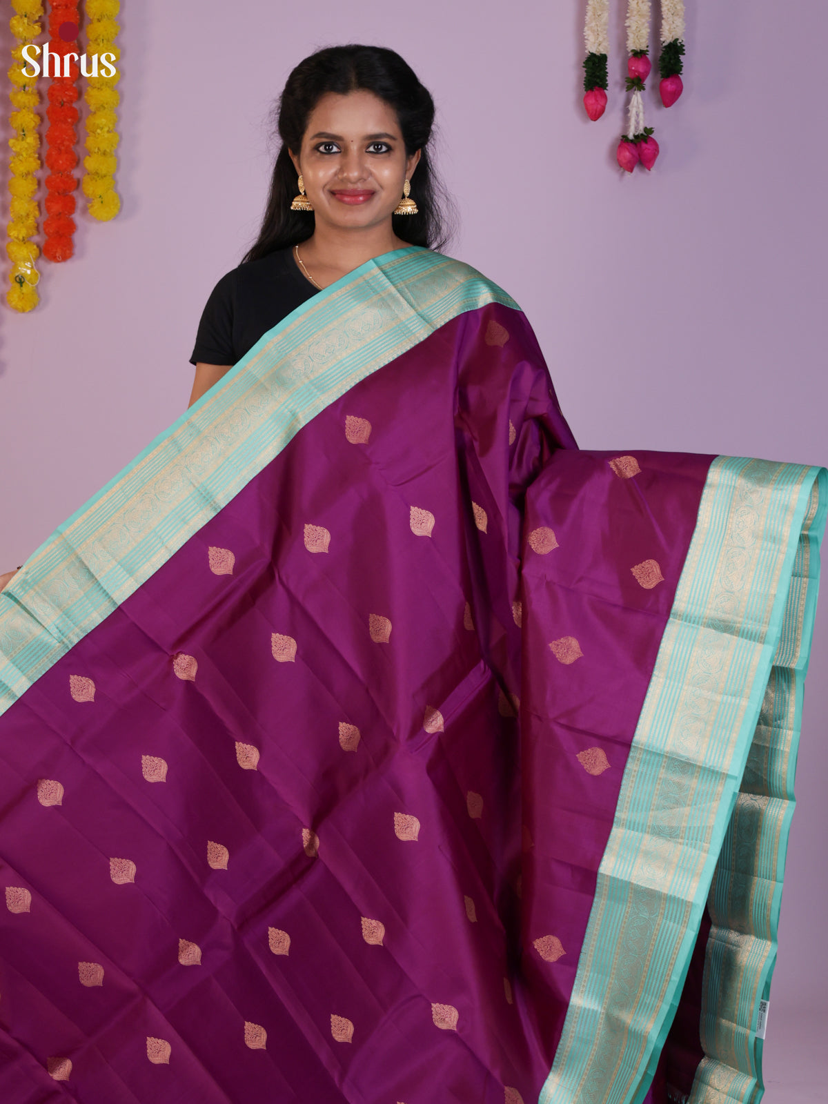 DLS16277 - Kanchipuram Korvai Butta Saree