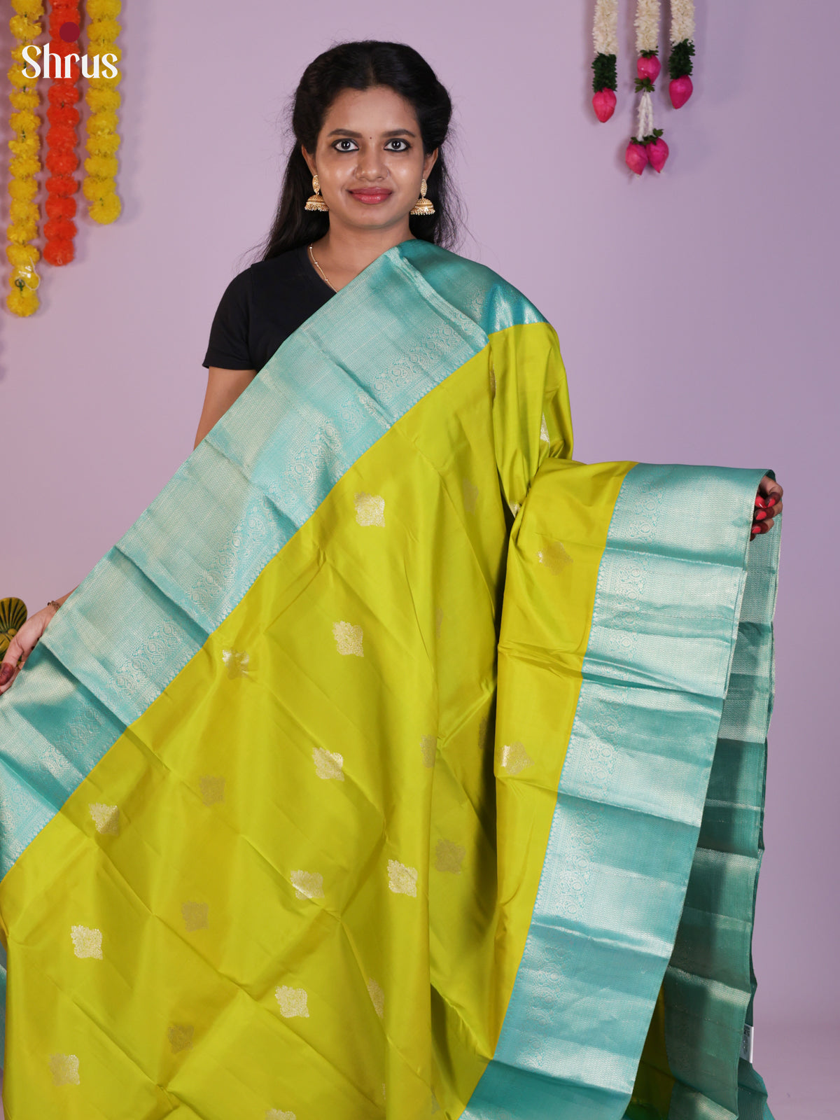 DLS16283 - Kanchipuram Korvai Butta Saree