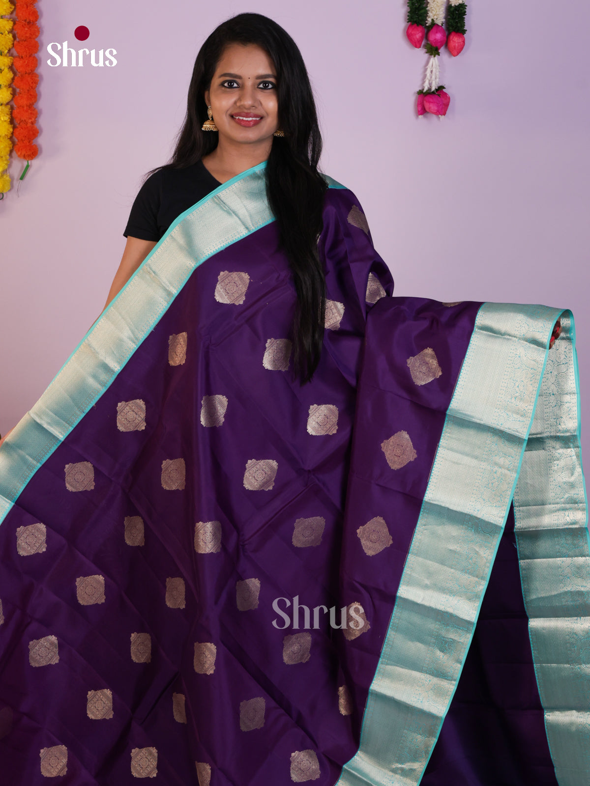 DLS16312 - Kanchipuram Korvai Butta Saree