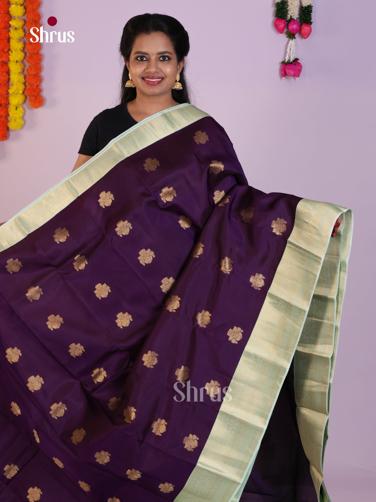 DLS16318 - Kanchipuram Korvai Butta Saree