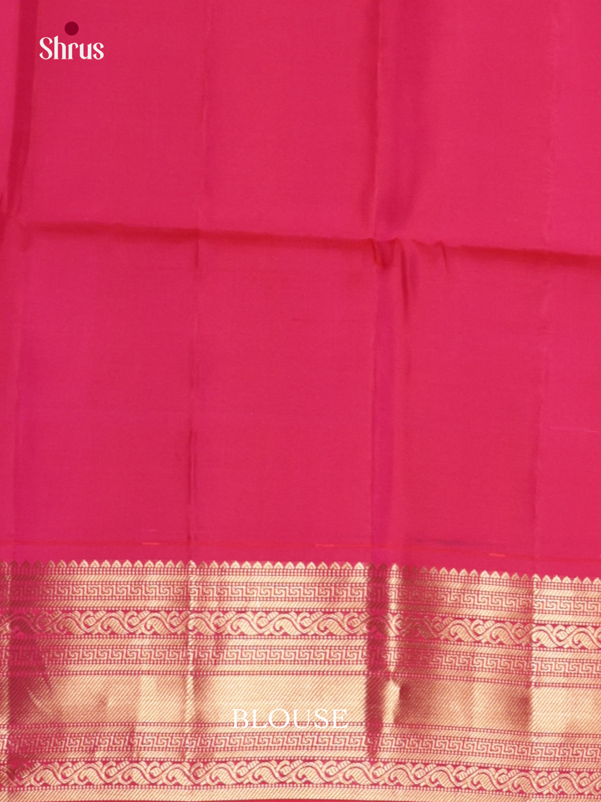 Charming Pink Single Tone Soft Silk Saree with zari buttas & Brocade pallu - Shop on Shrus.com