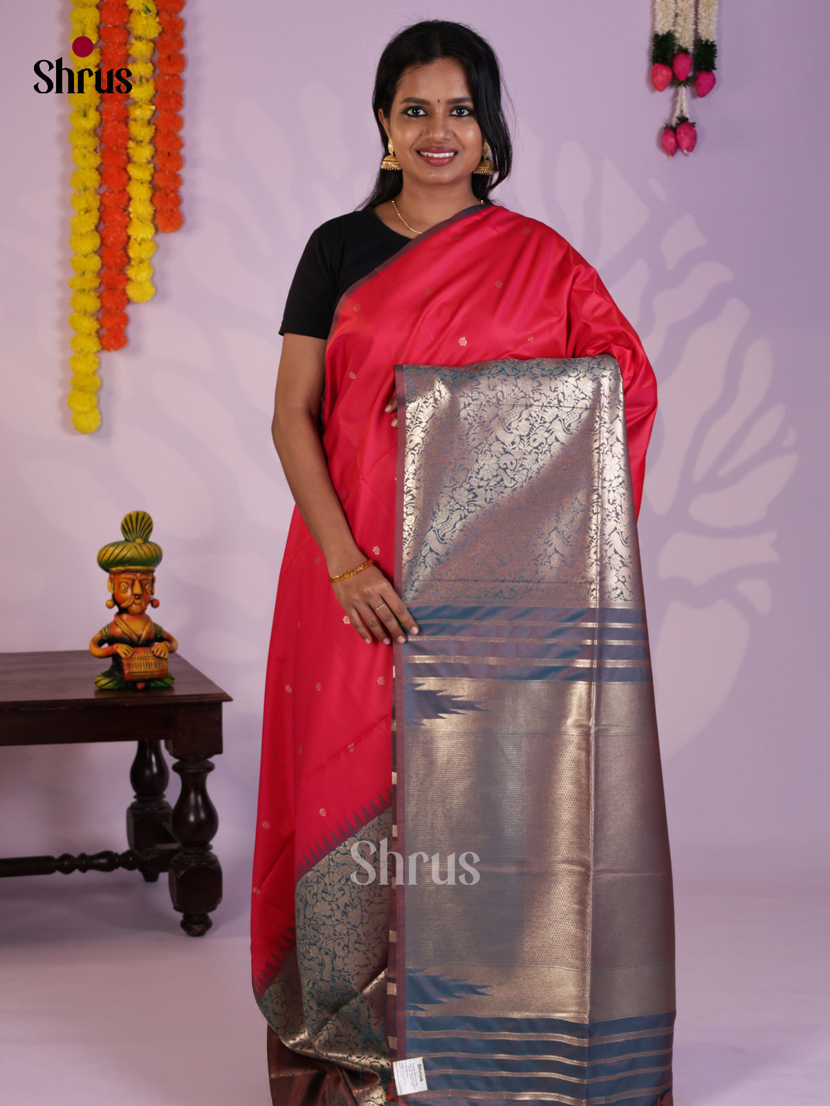 DLS18021 - Semi Softsilk Saree