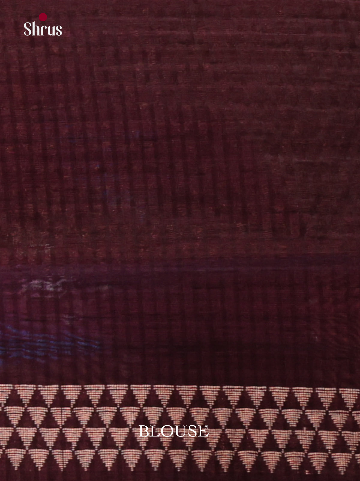 Maroon - Semi Jute Saree- DLS19023 - Shop on Shrus.com