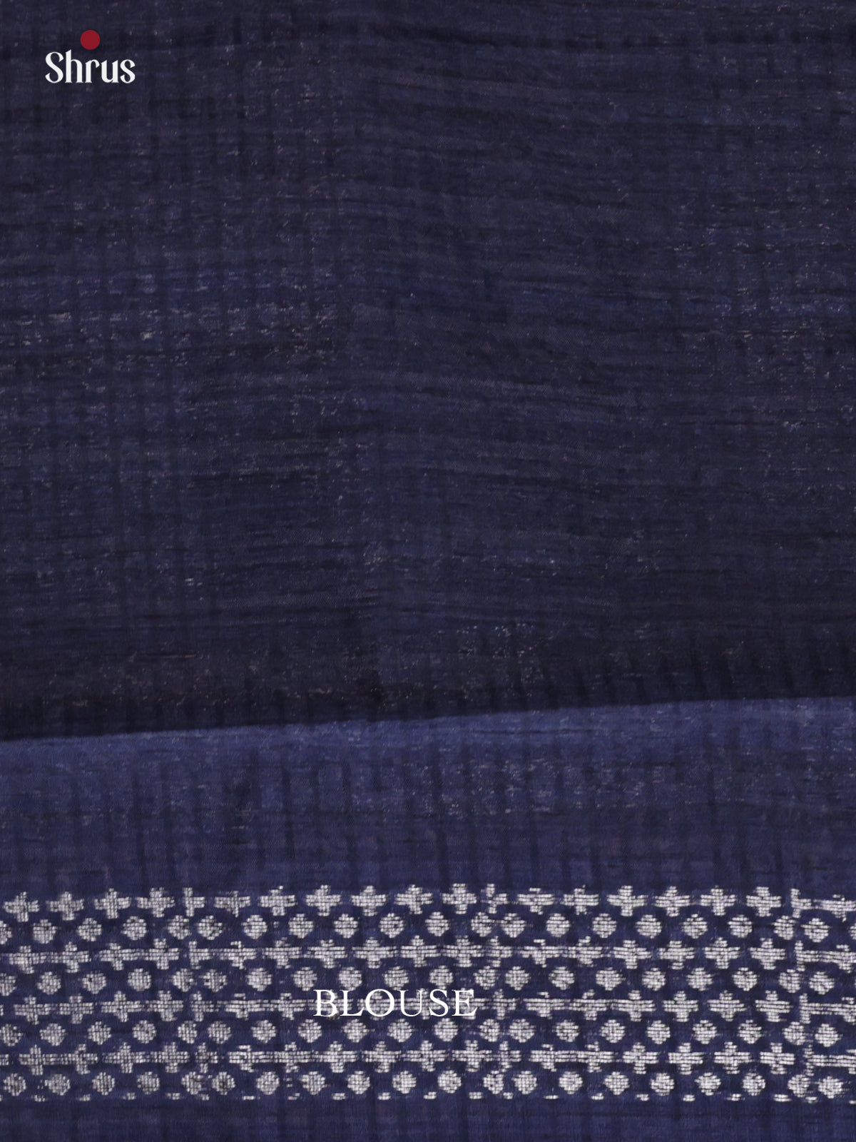 Blue - Semi Jute Saree- DLS19033