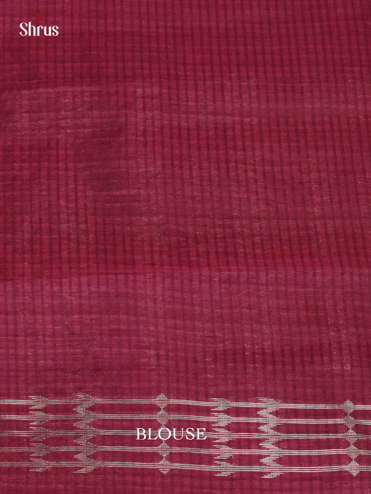 Maroon - Semi Jute Saree- DLS19034