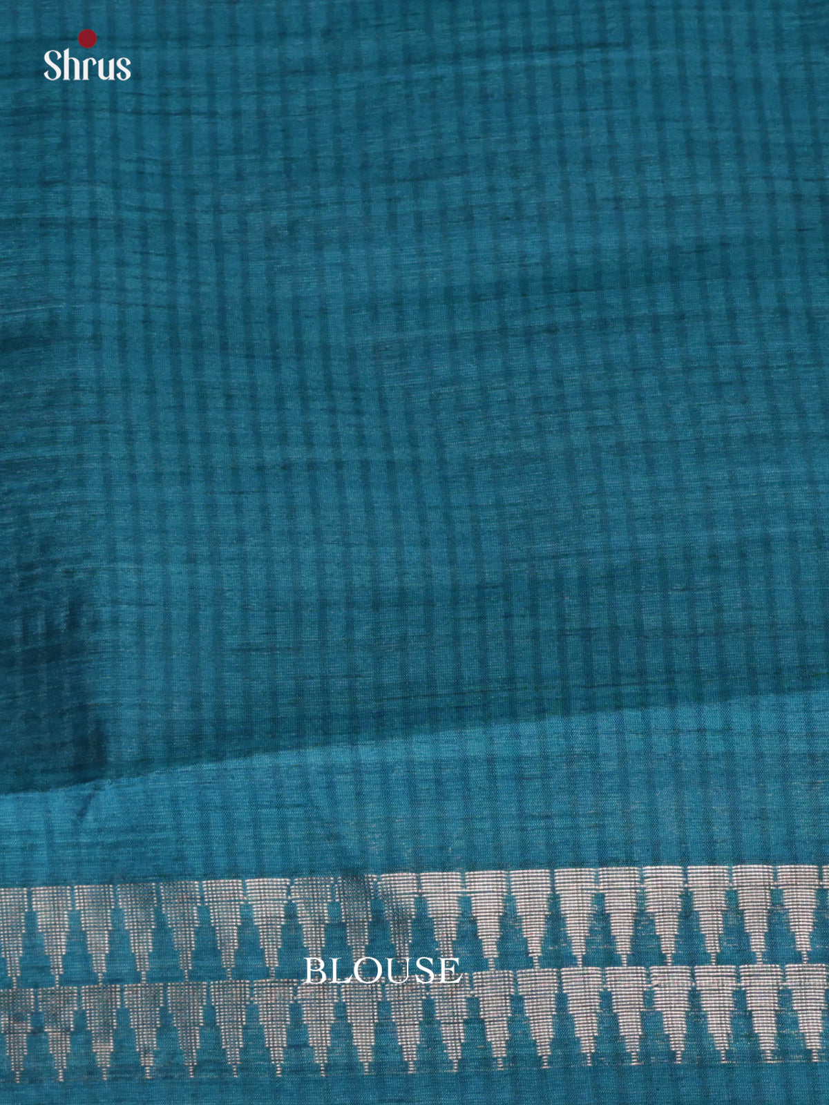 Blue - Semi Jute Saree-DLS19043