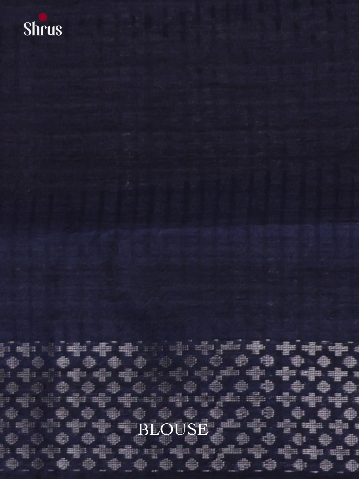 Dark Blue - Semi Jute Saree- DLS19052