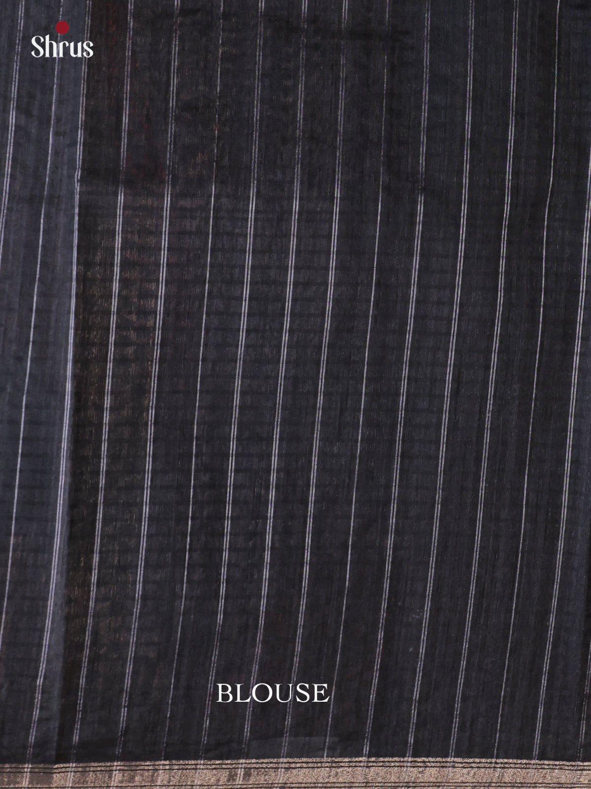 Black - Semi Jute Saree - DLS19125