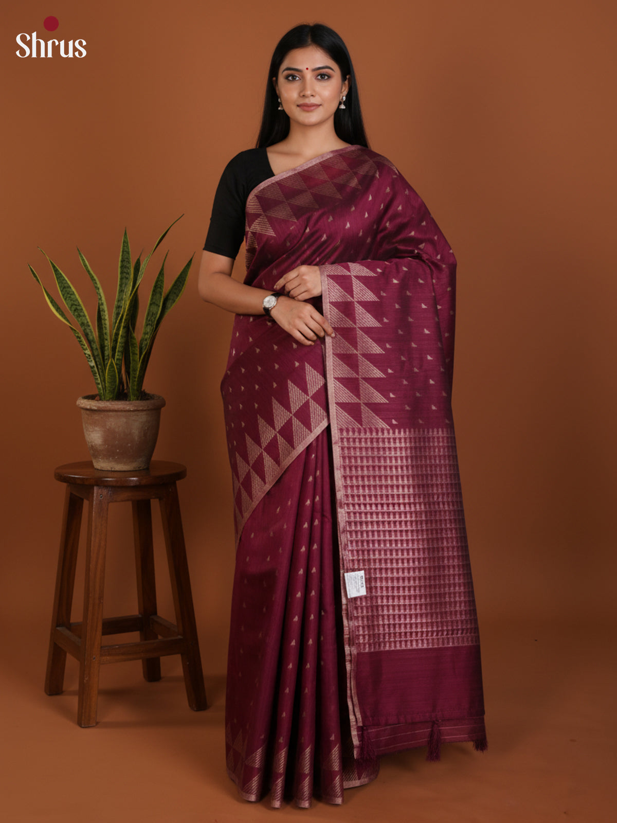 DLS19140 - Semi Jute Saree - Shop on Shrus.com