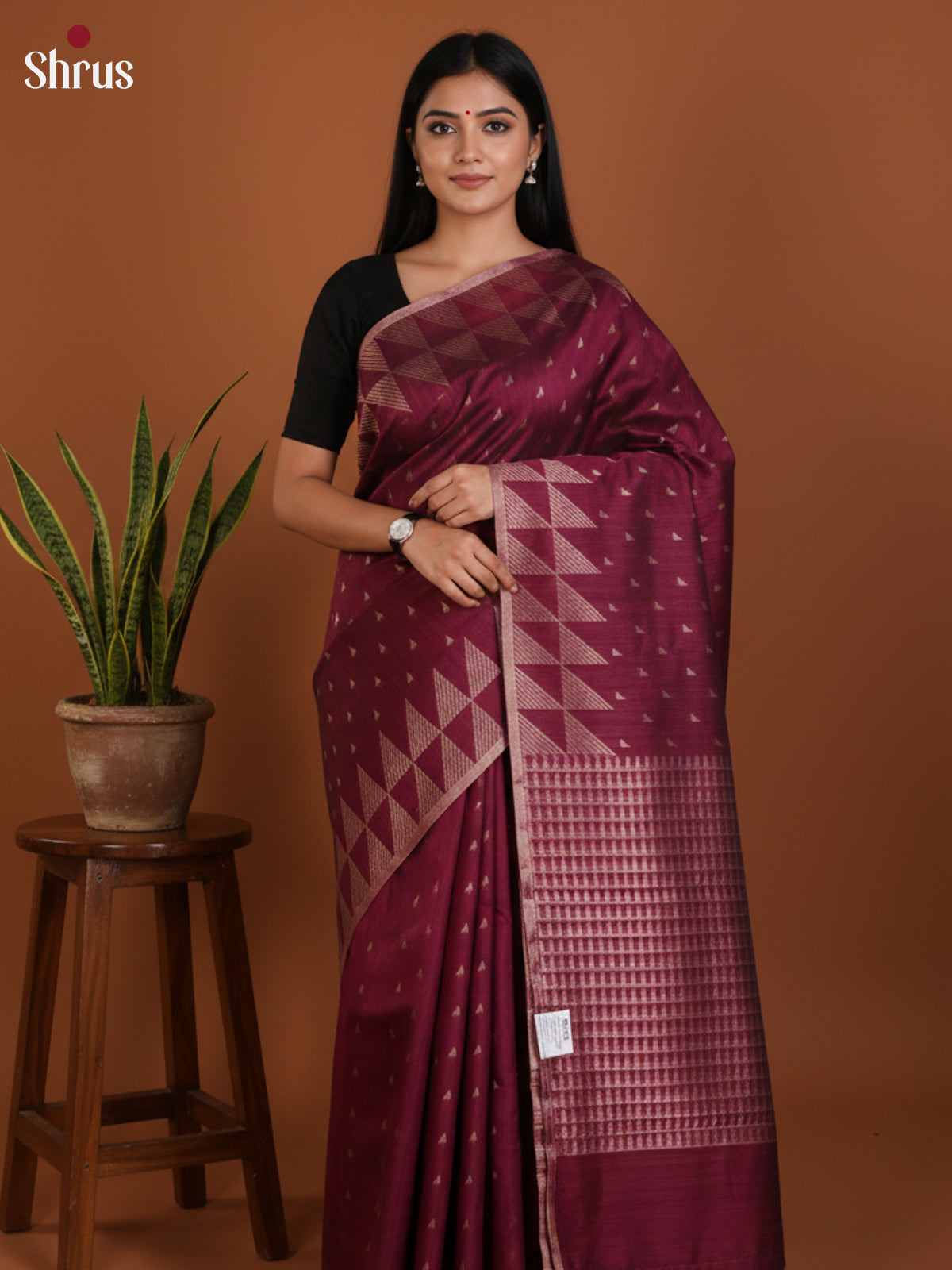 DLS19140 - Semi Jute Saree - Shop on Shrus.com