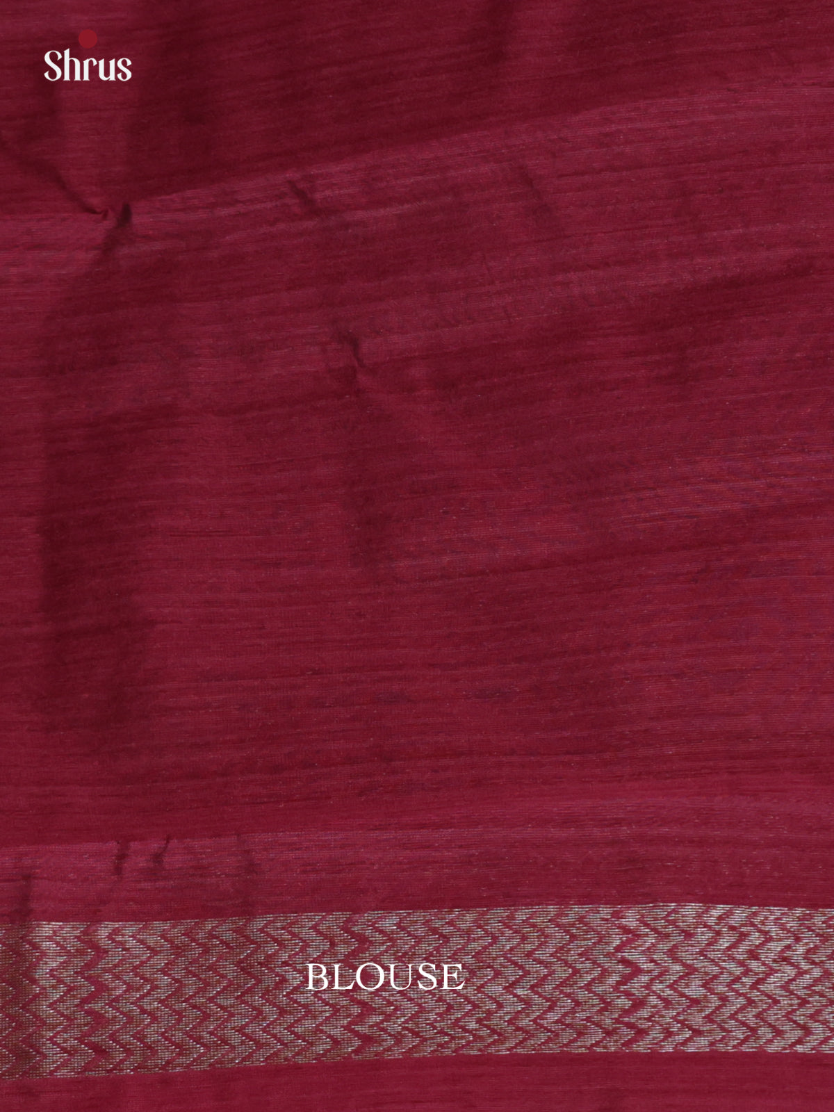 Maroon - Semi Jute Saree- DLS19145
