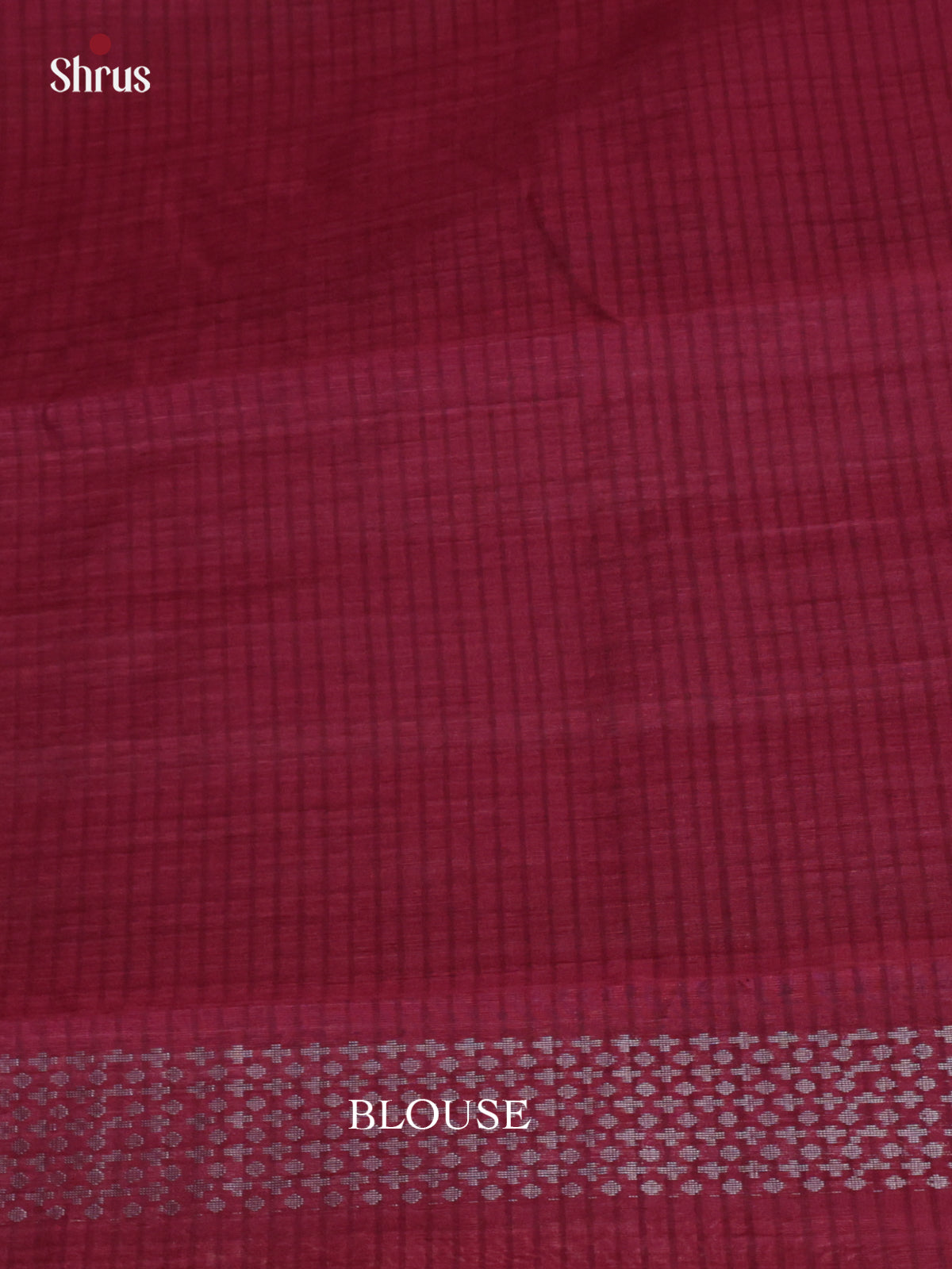 Maroon- Semi Jute Saree - DLS19179