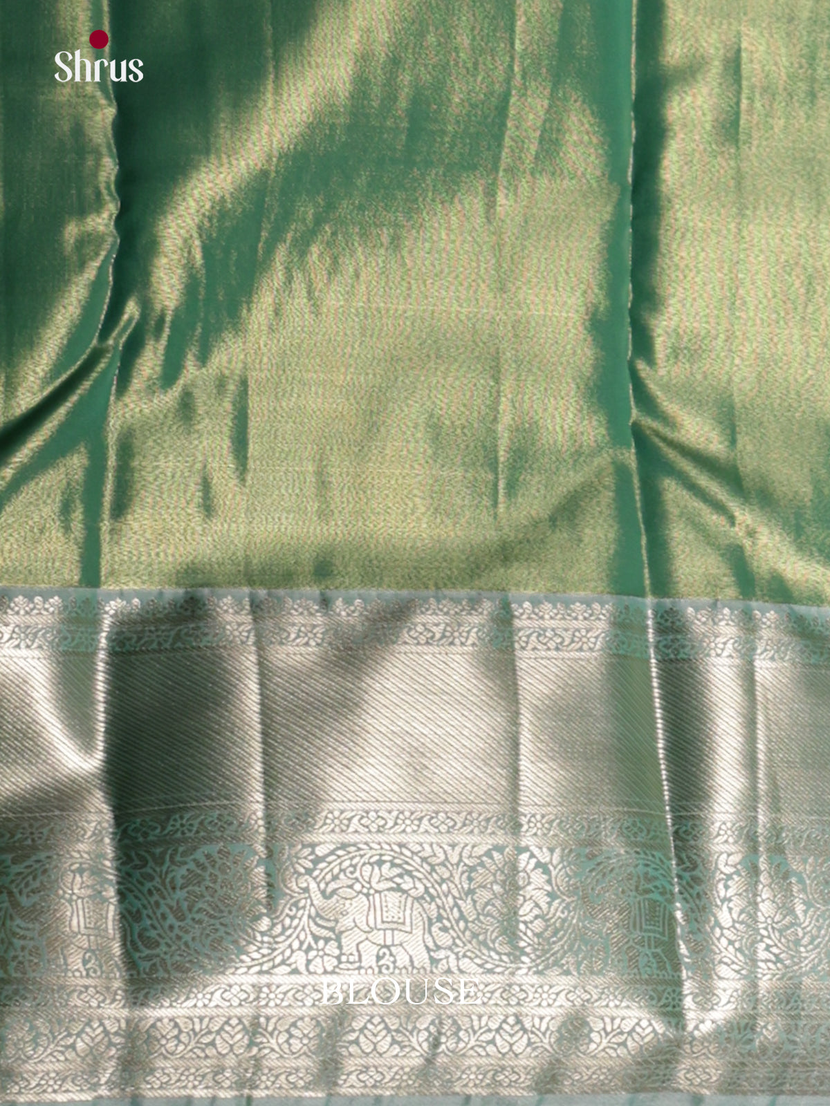 Green - Kanchipuram-halfpure Saree - DLS19200 - Shop on Shrus.com