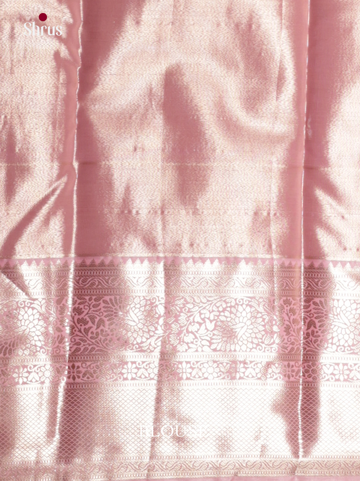 Pink - Kanchipuram-halfpure Saree-DLS19233 - Shop on Shrus.com