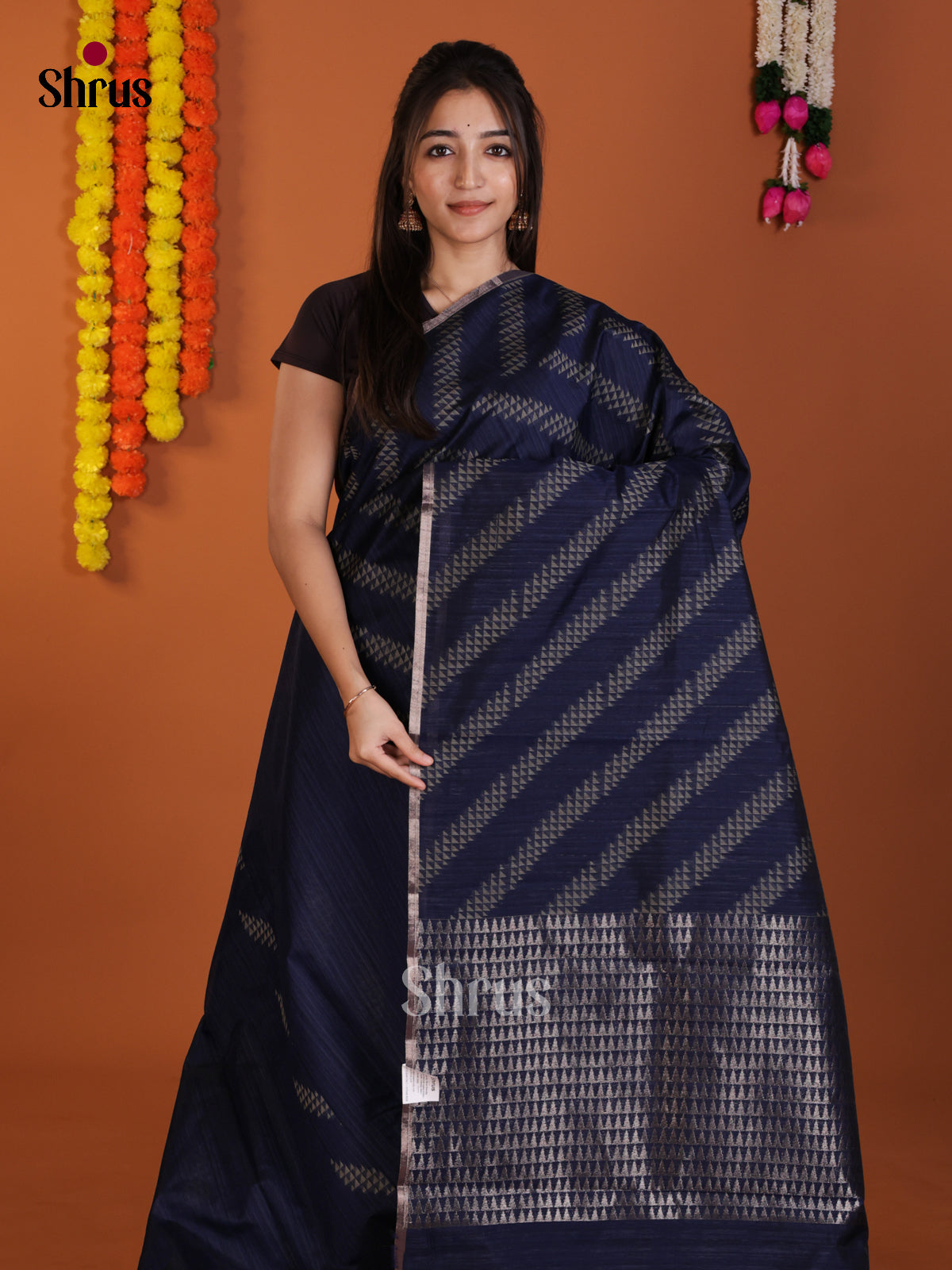 DLS20011 - Semi Jute Saree - Shop on Shrus.com