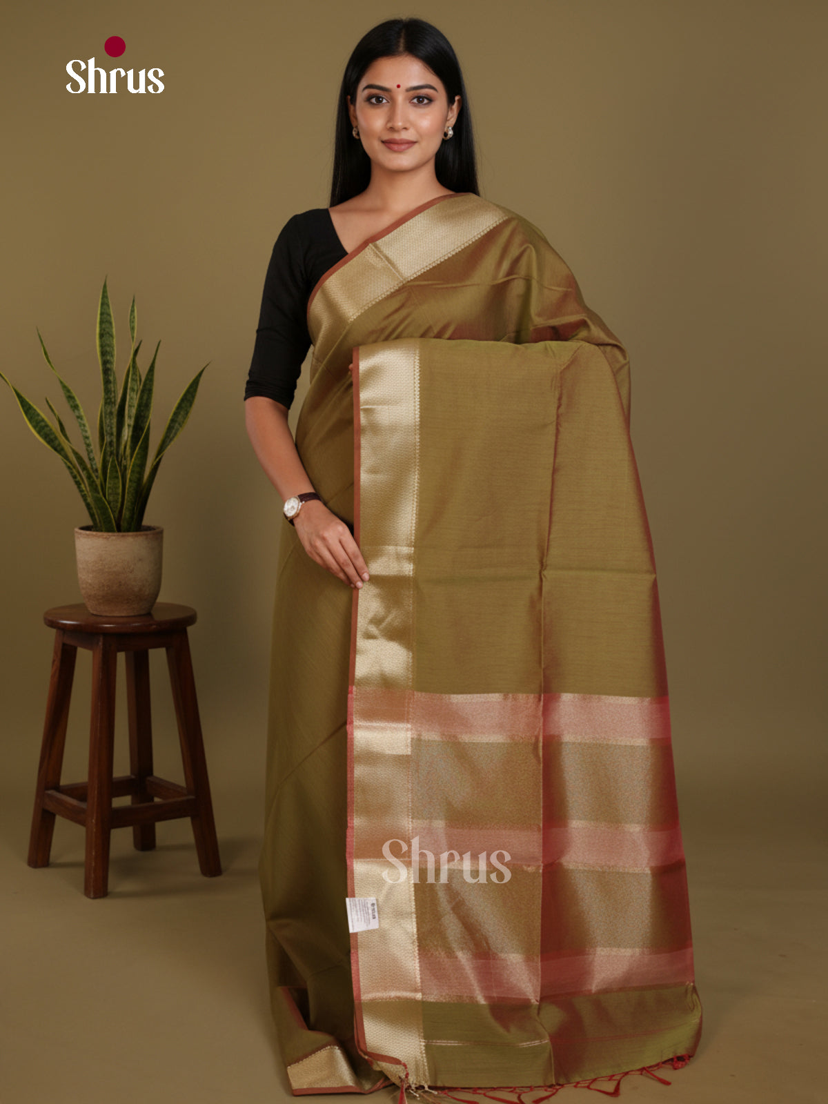 Chutney Green - Art Maheshwari Saree - Shop on Shrus.com