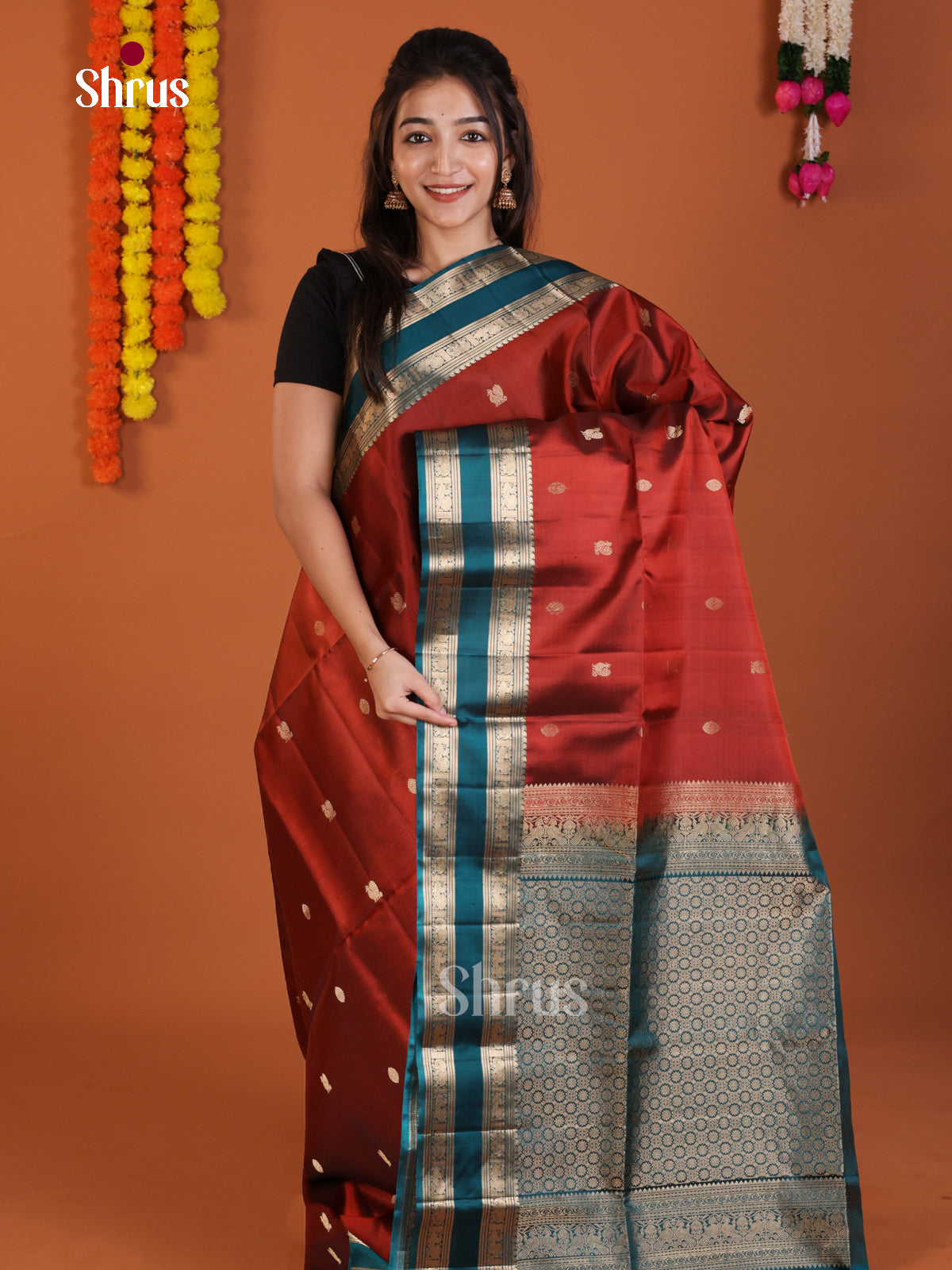 DLS22046 - Soft Silk (HR) Saree - Shop on Shrus.com