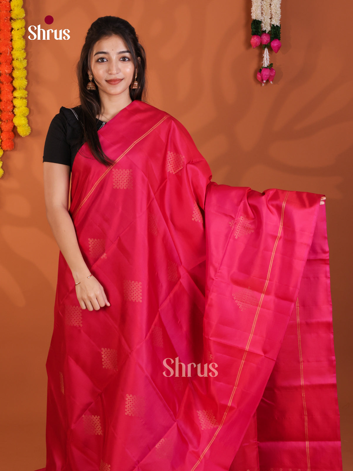 DLS22049 - Soft Silk (HR) Saree - Shop on Shrus.com