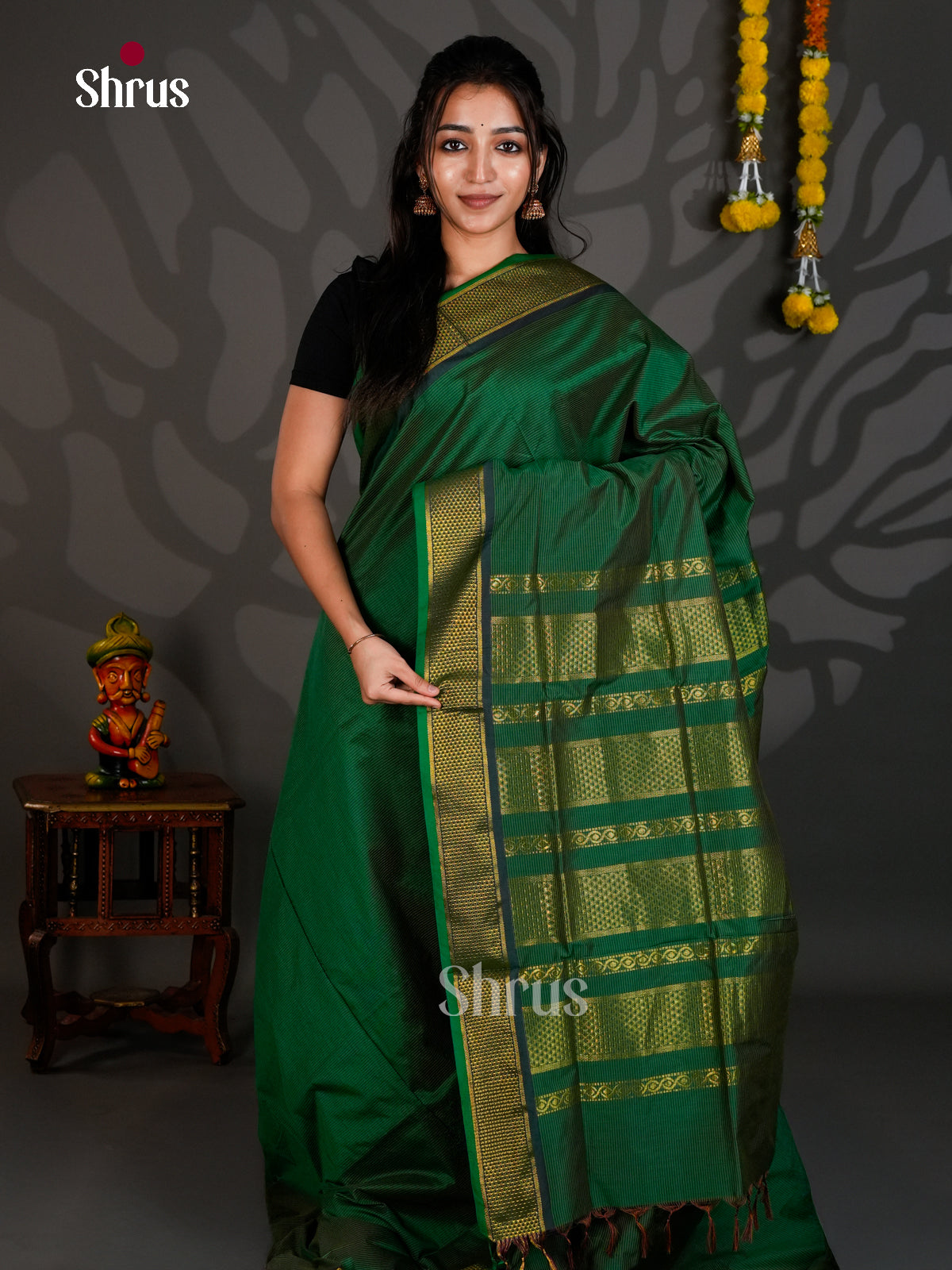 DLS26013 - Kalyani Cotton Saree - Shop on Shrus.com