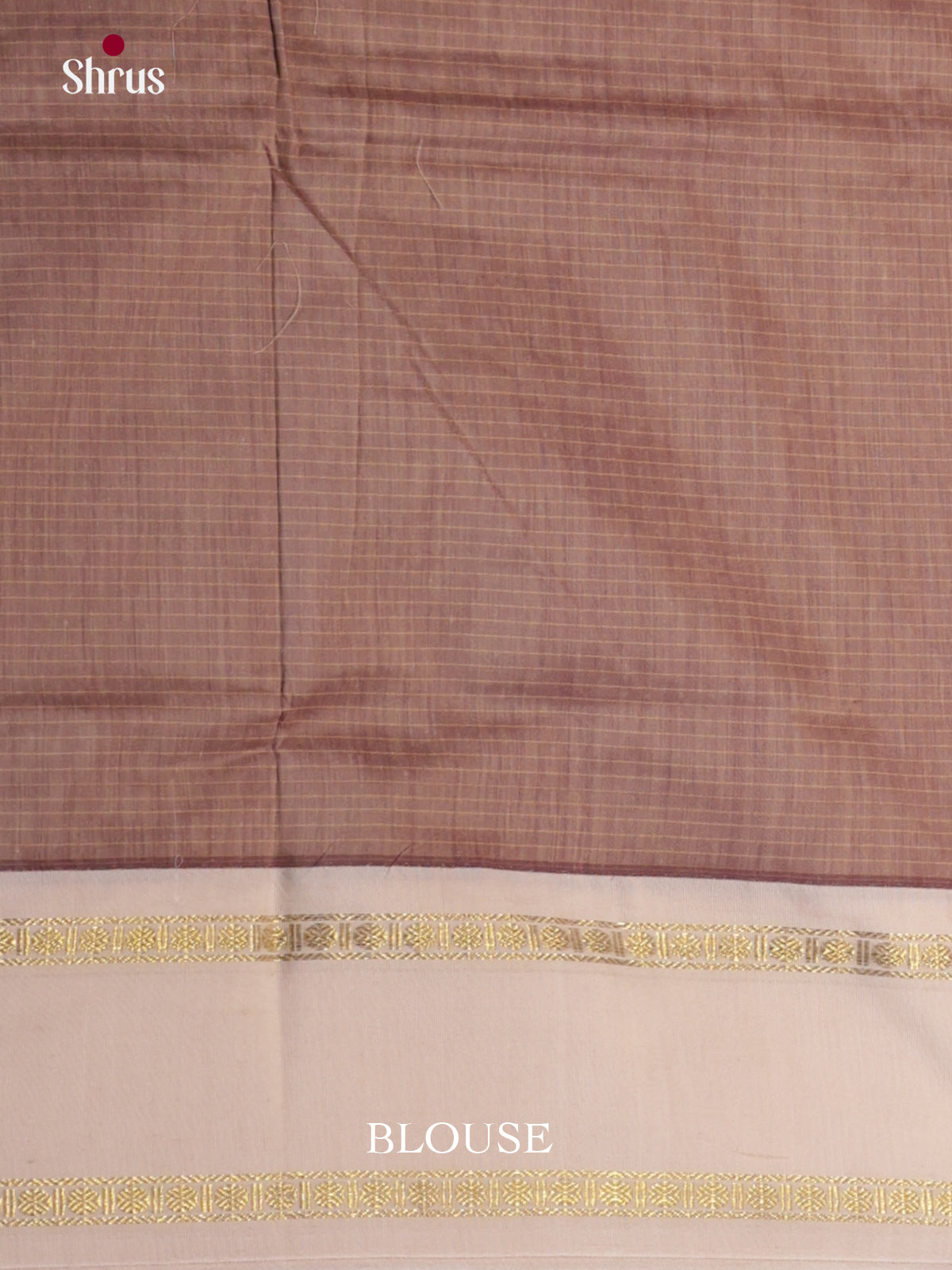 Wine & Cream - Kalyani Cotton Saree - Shop on Shrus.com