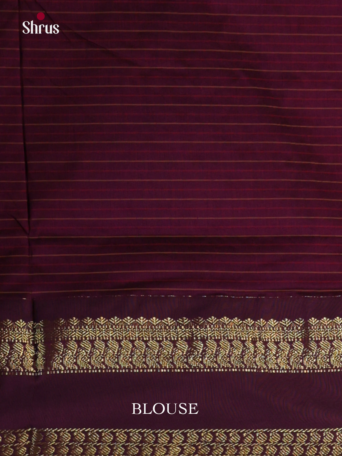 Blue & Maroon- Kalyani Cotton Saree