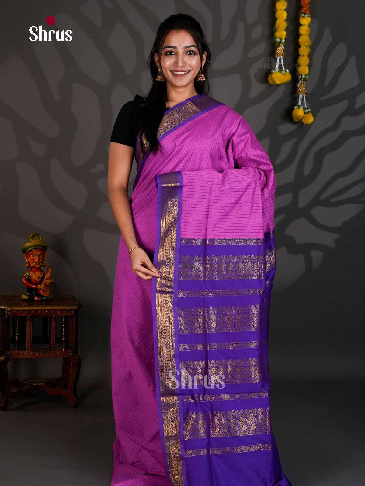 DLS26059 - Kalyani Cotton Saree - Shop on Shrus.com