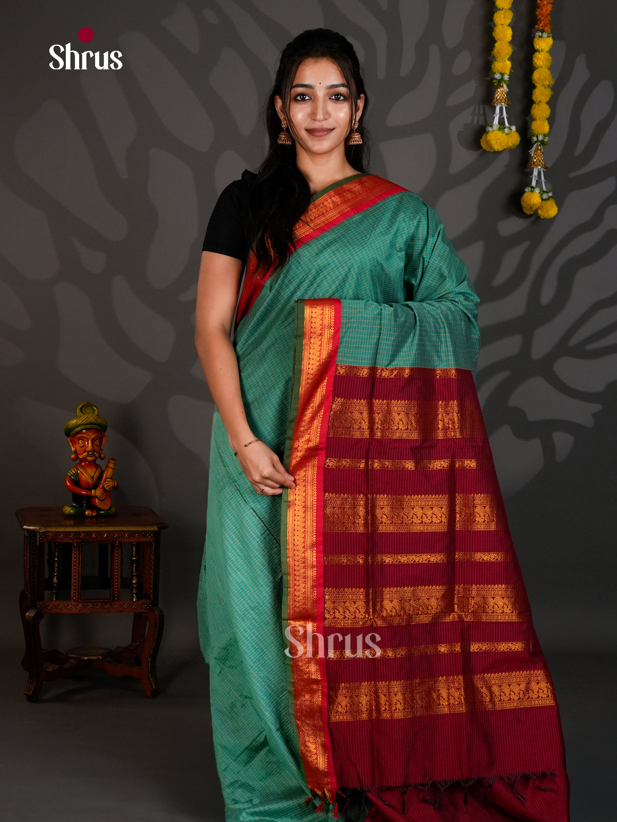 DLS26060 - Kalyani Cotton Saree - Shop on Shrus.com