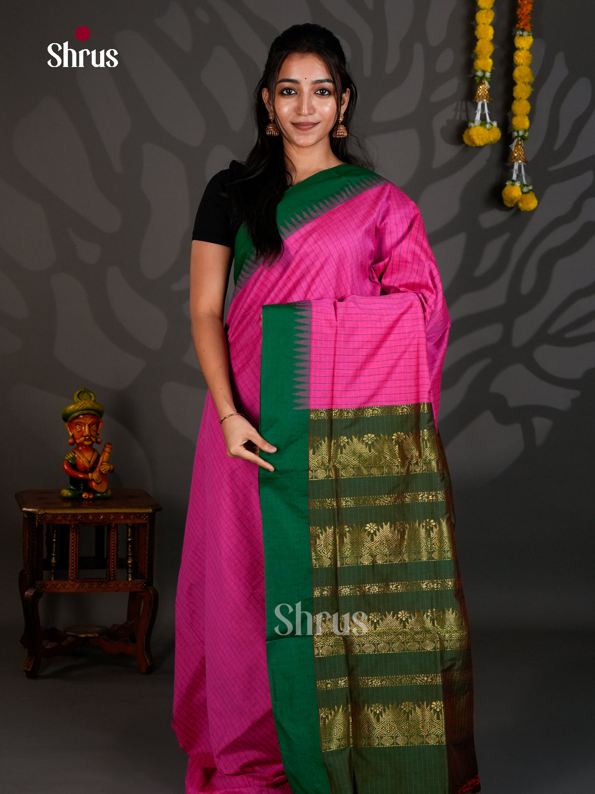 DLS26061 - Kalyani Cotton Saree - Shop on Shrus.com