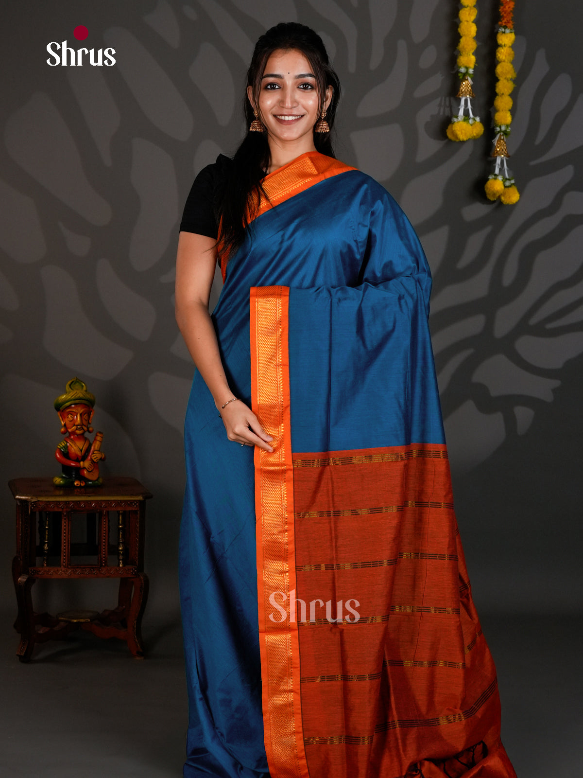 DLS26075 - Kalyani Cotton Saree - Shop on Shrus.com