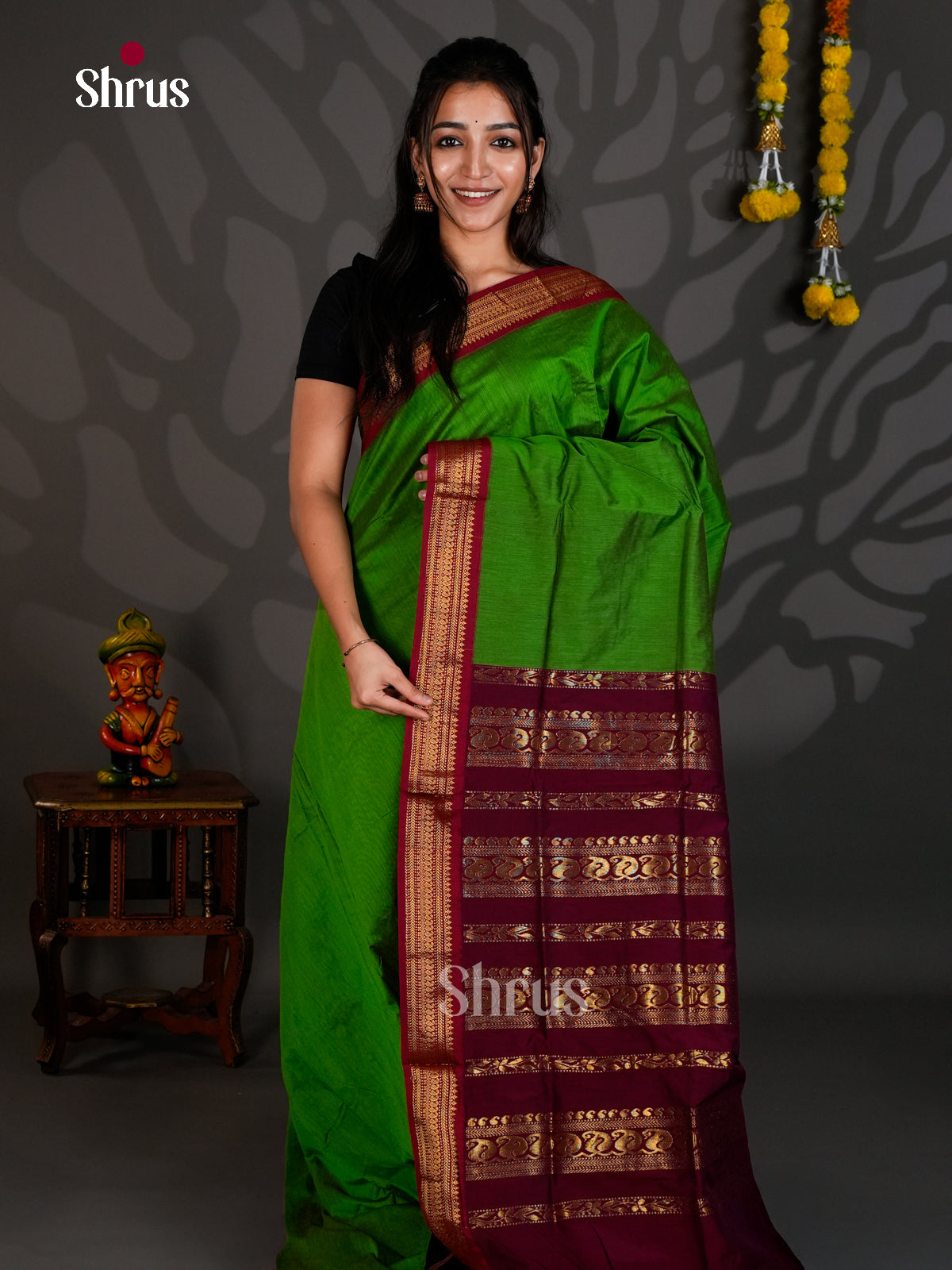 DLS26090 - Kalyani Cotton Saree - Shop on Shrus.com