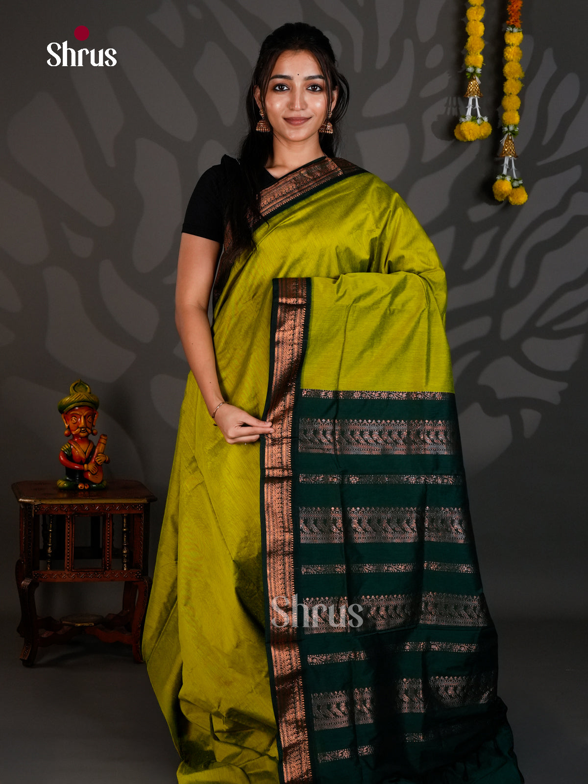 DLS26091 - Kalyani Cotton Saree - Shop on Shrus.com