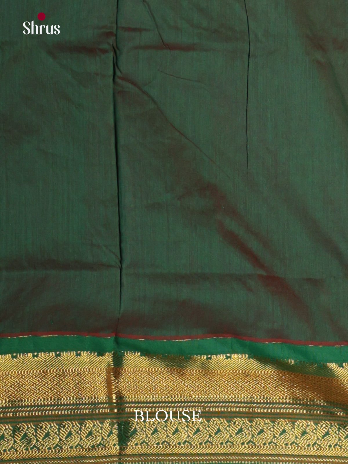 Blue & Green - Kalyani Cotton Saree - Shop on Shrus.com