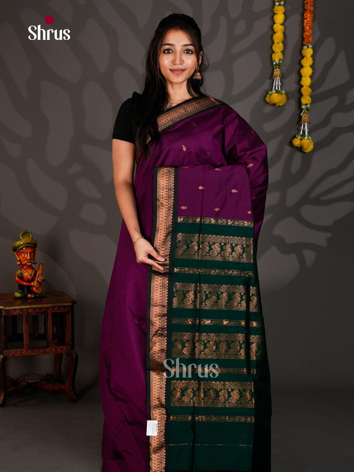 DLS26119 - Kalyani Cotton Saree - Shop on Shrus.com