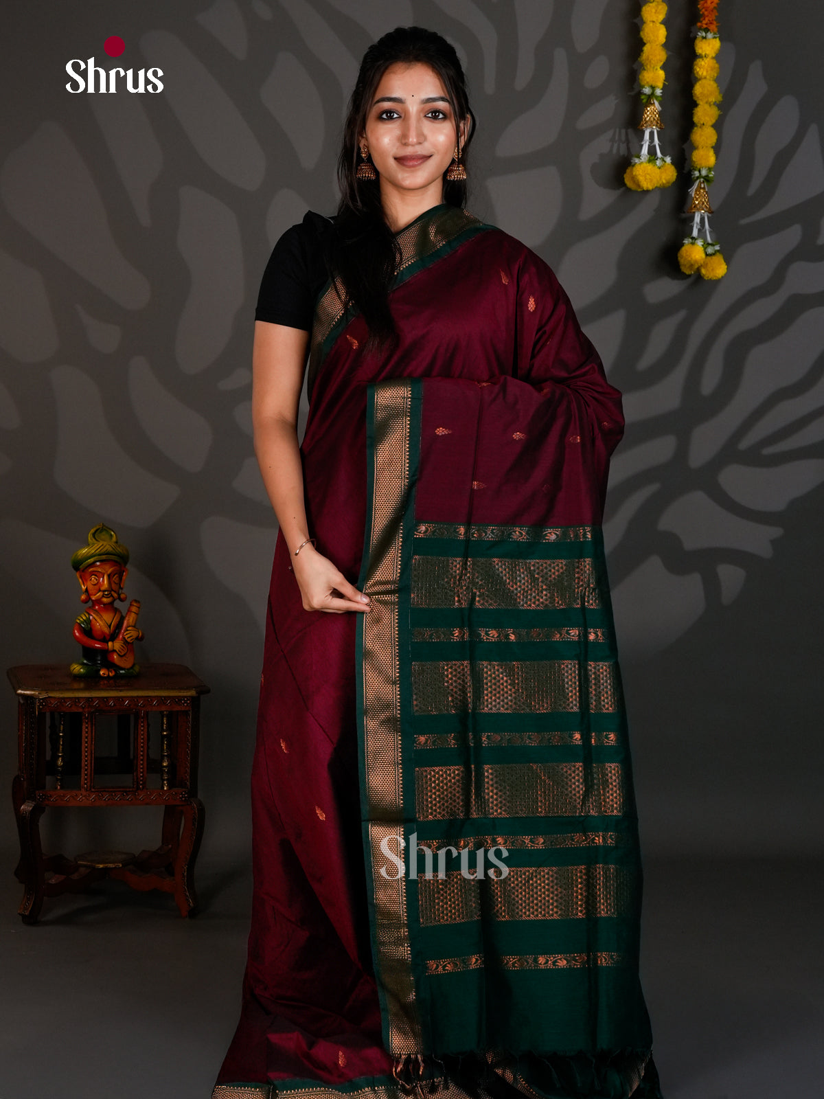 DLS26121 - Kalyani Cotton Saree - Shop on Shrus.com