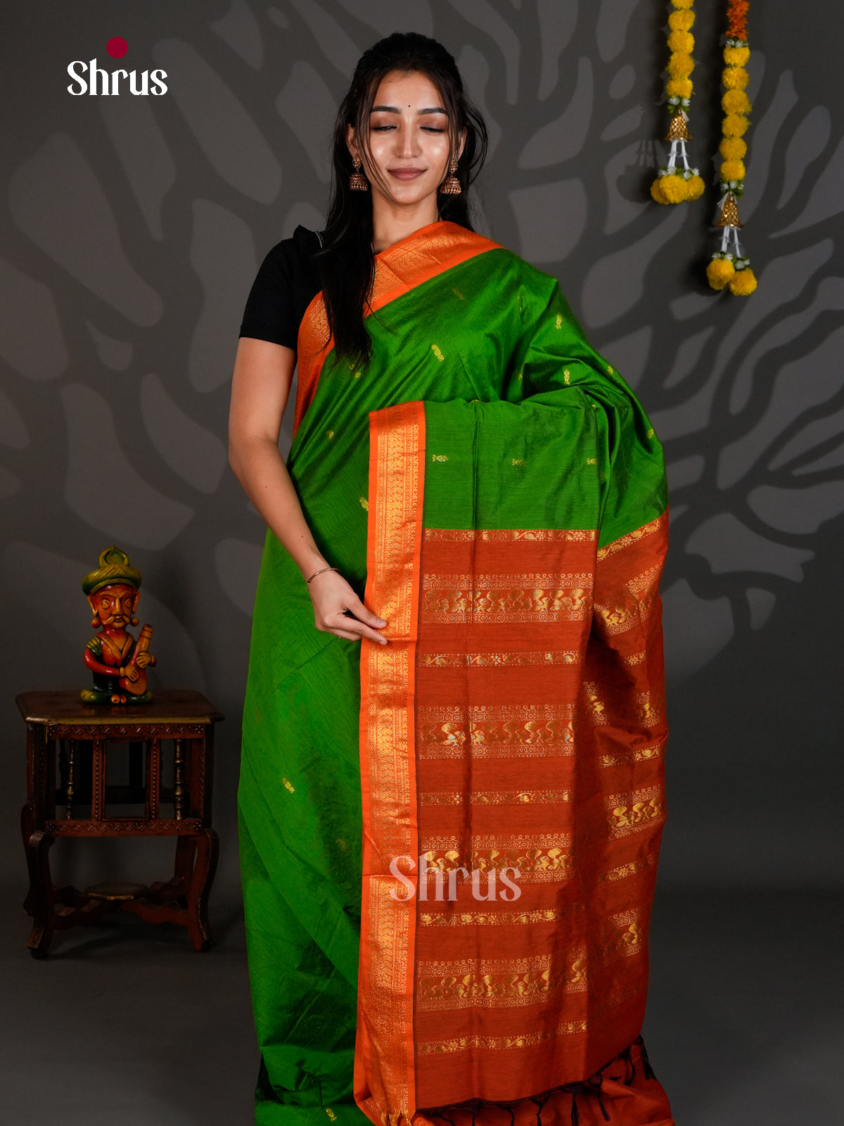 DLS26123 - Kalyani Cotton Saree - Shop on Shrus.com