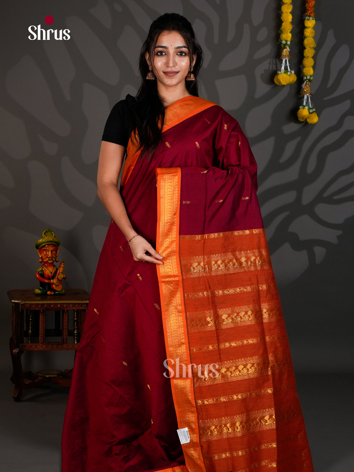 DLS26124 - Kalyani Cotton Saree - Shop on Shrus.com