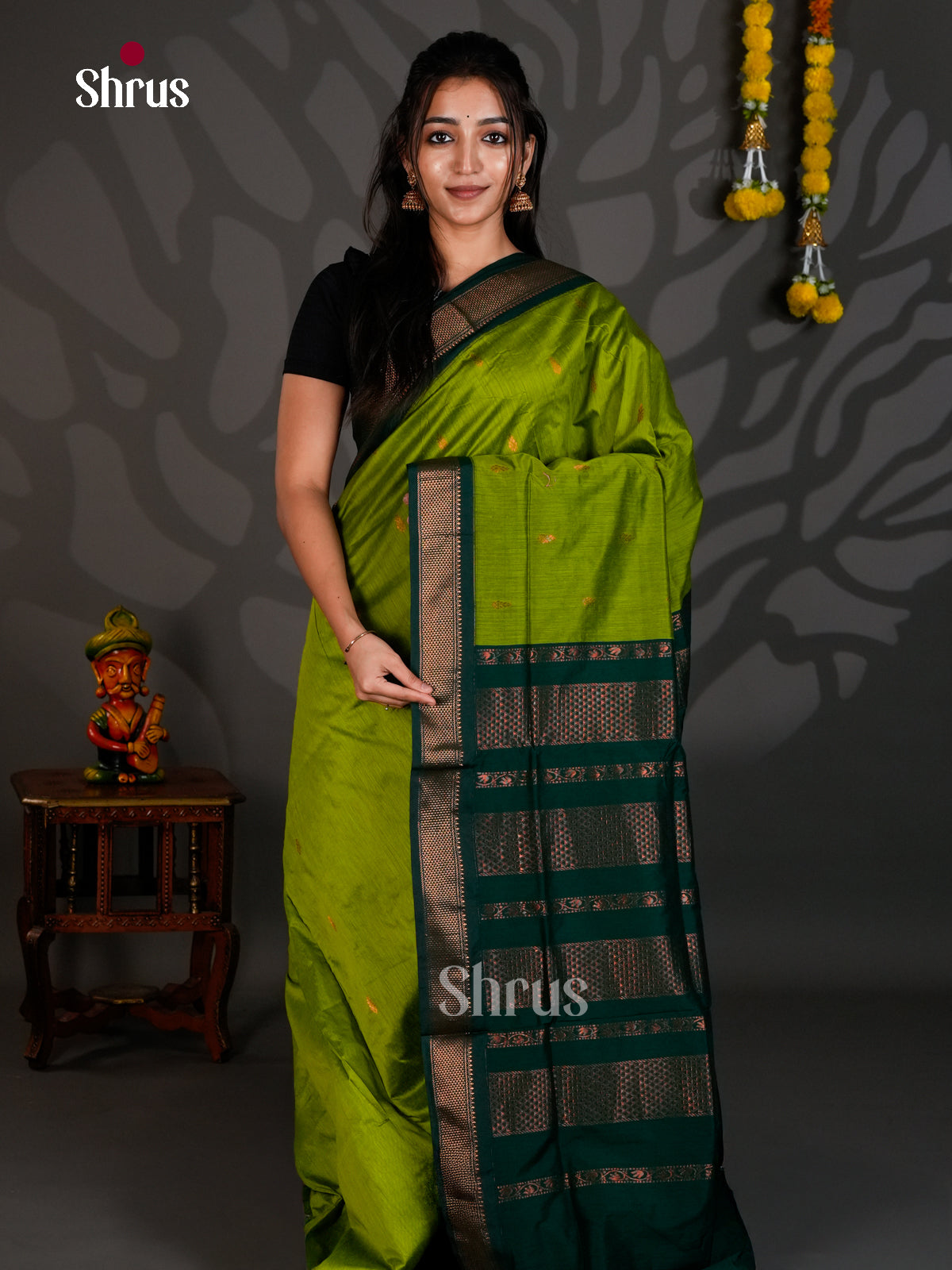 DLS26126 - Kalyani Cotton Saree - Shop on Shrus.com