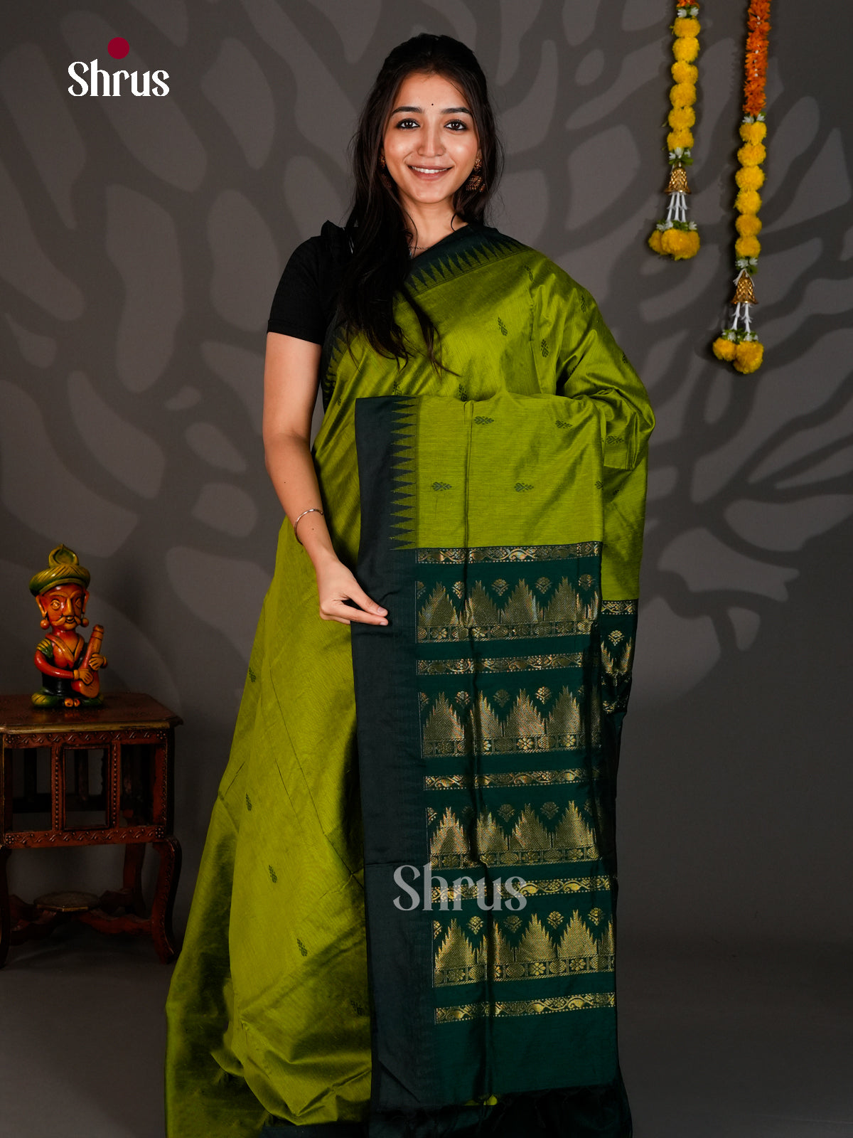 DLS26136 - Kalyani Cotton Saree - Shop on Shrus.com