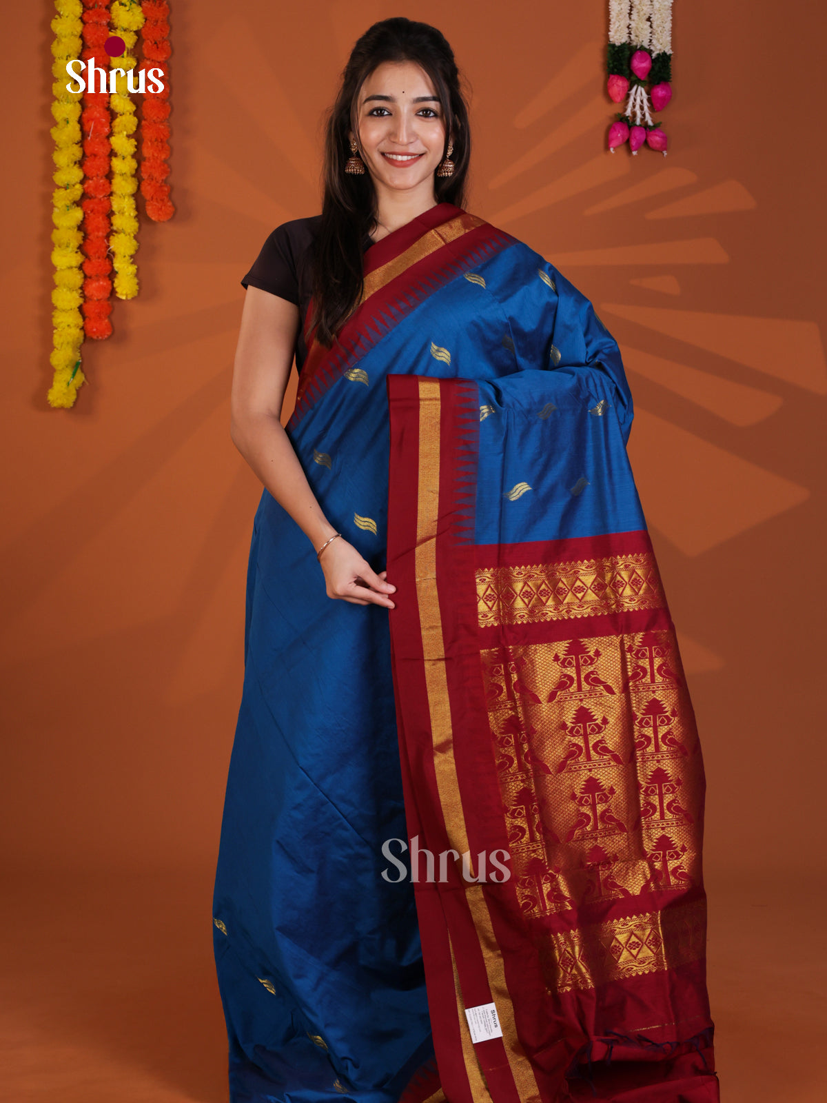 DLS26158 - Kalyani Cotton Saree - Shop on Shrus.com