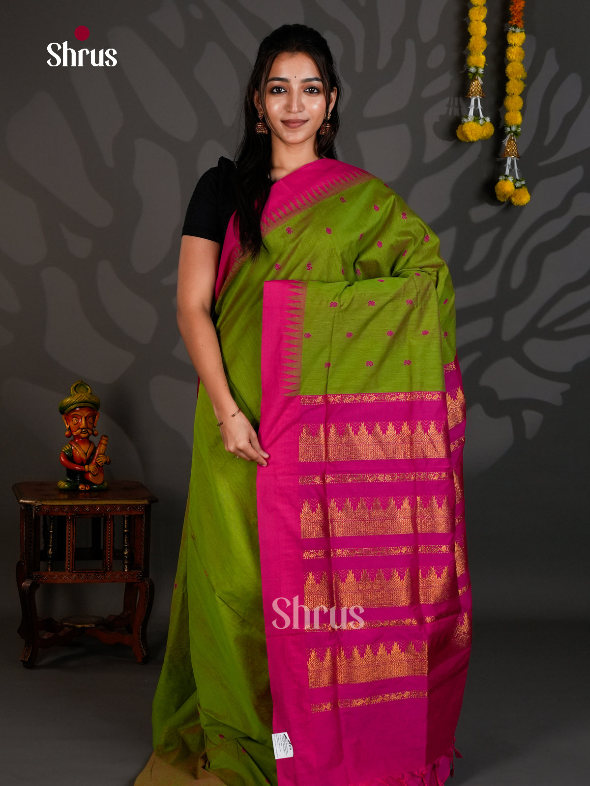 DLS26159 - Kalyani Cotton Saree - Shop on Shrus.com