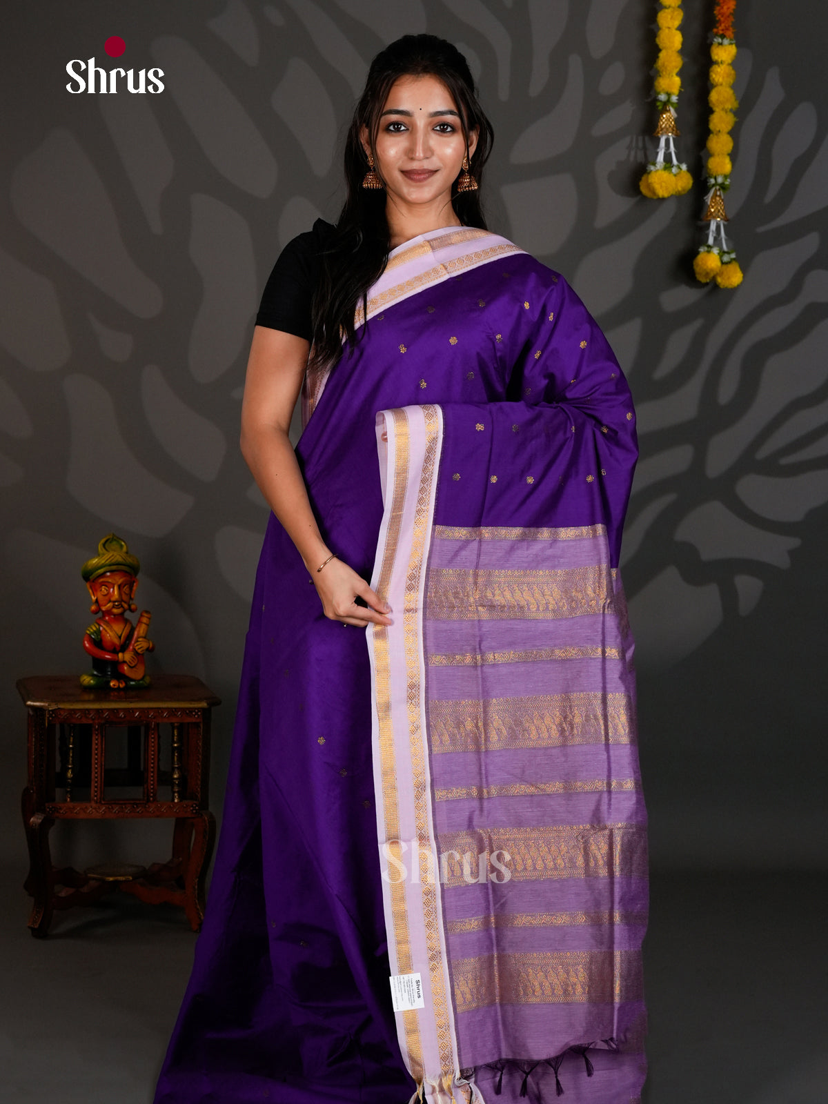 DLS26168 - Kalyani Cotton Saree - Shop on Shrus.com