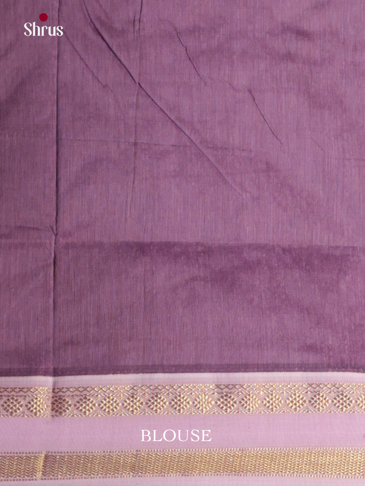 Maroon & Lavender - Kalyani Cotton Saree - Shop on Shrus.com