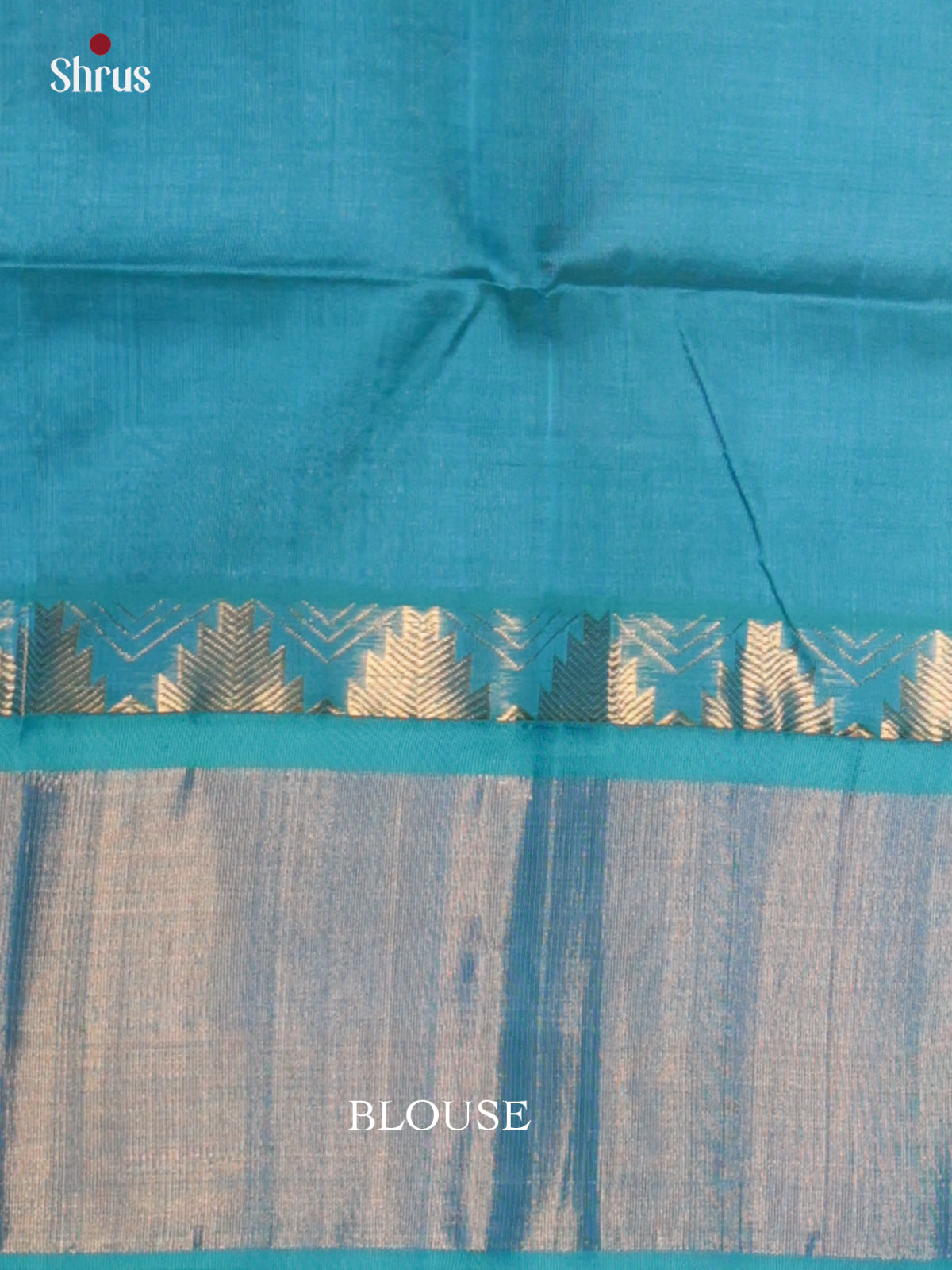 Pretty Navy Blue & Blue Silk Cotton Saree with zari checks , buttas -DLS29022