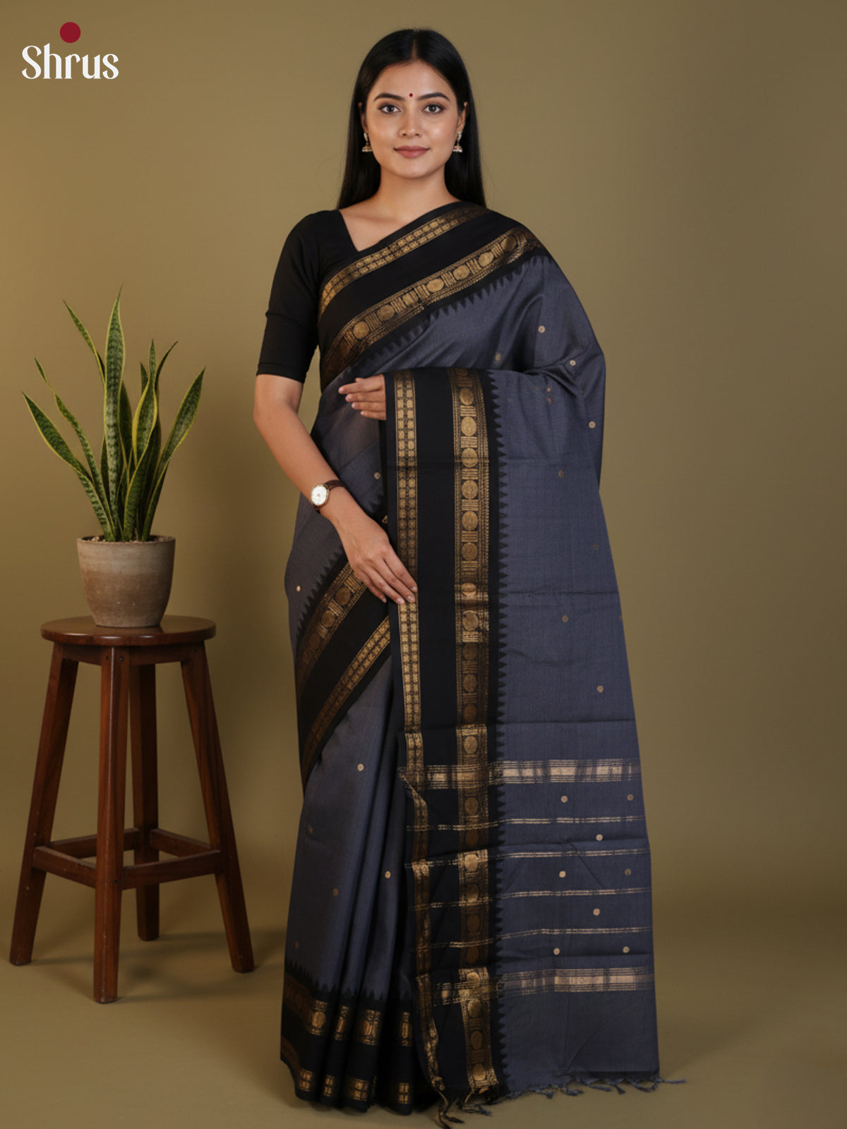 DLS29035 - Chettinad Cotton Saree - Shop on Shrus.com