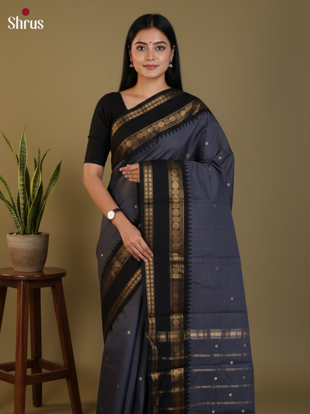 DLS29035 - Chettinad Cotton Saree - Shop on Shrus.com