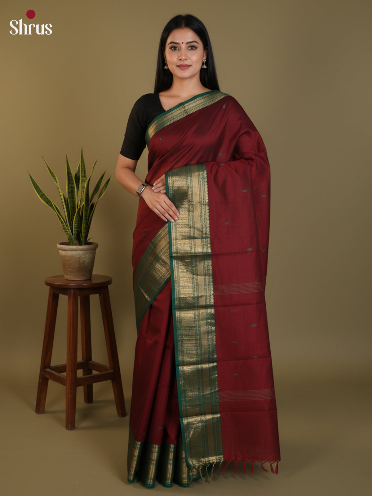 DLS29054 - Chettinad Cotton Saree - Shop on Shrus.com
