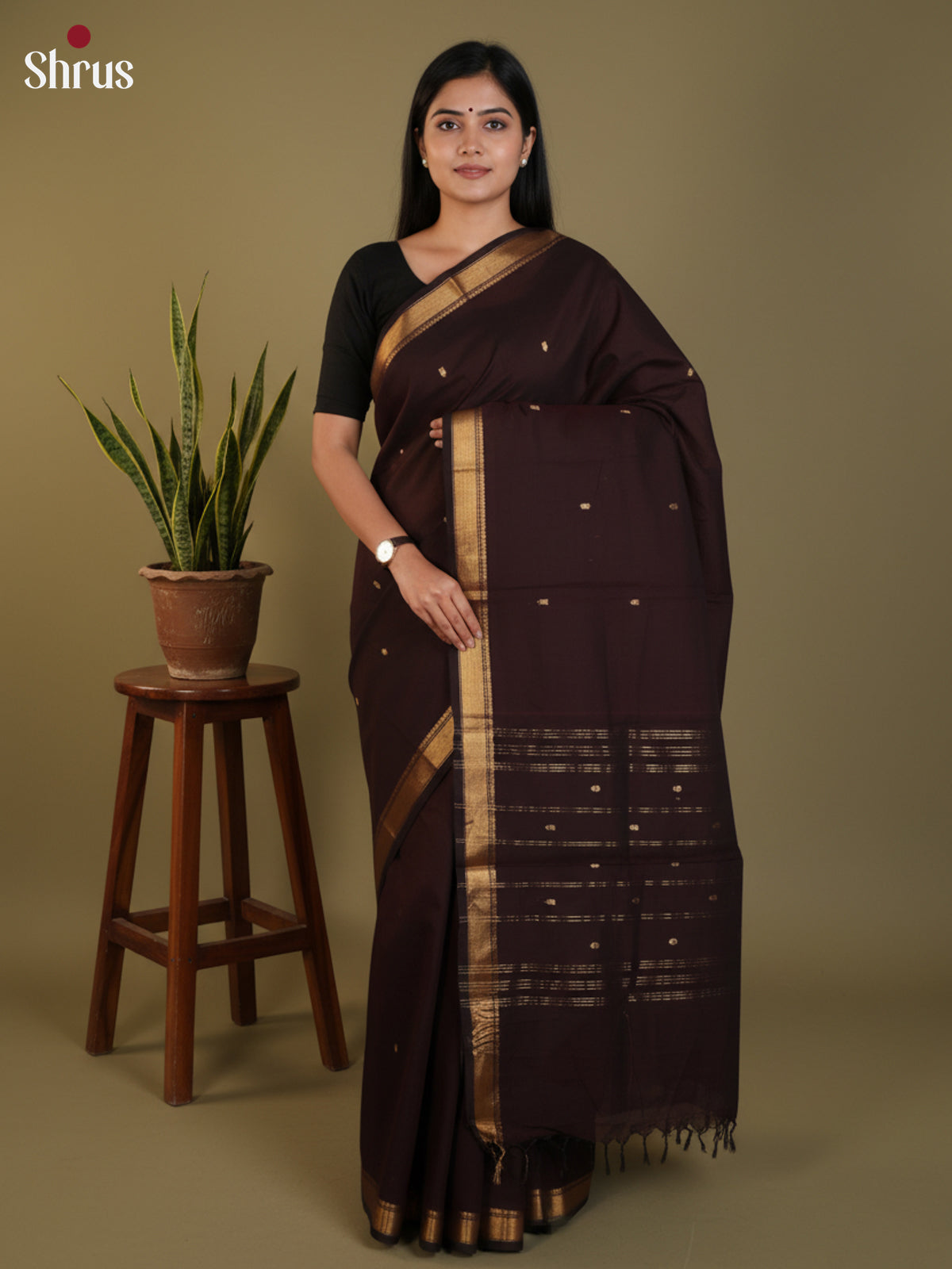 DLS29063 - Chettinad Cotton Saree - Shop on Shrus.com